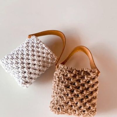 Bolso de macramé